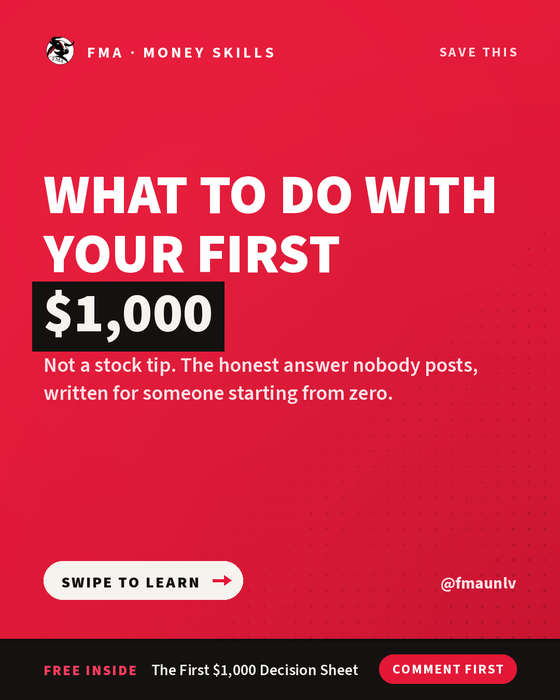 The First $1,000 Decision Sheet