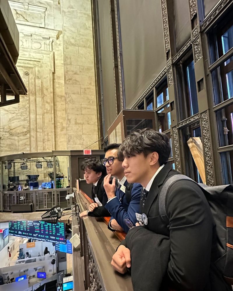 Overlooking the NYSE floor, November 2024.