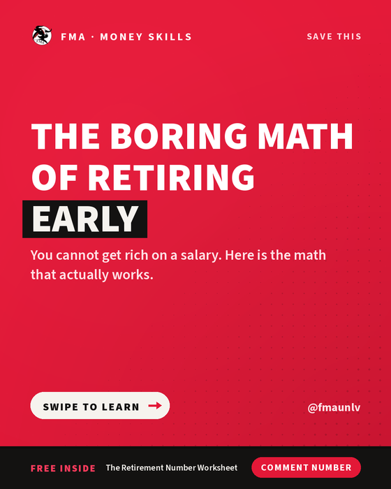 The Boring Math of Retiring Early