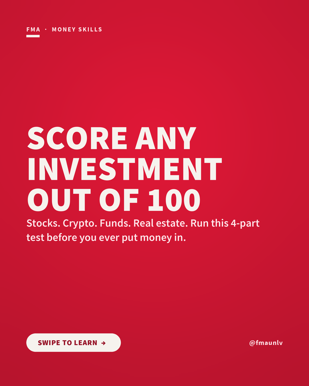 The Investment X-Ray Scorecard